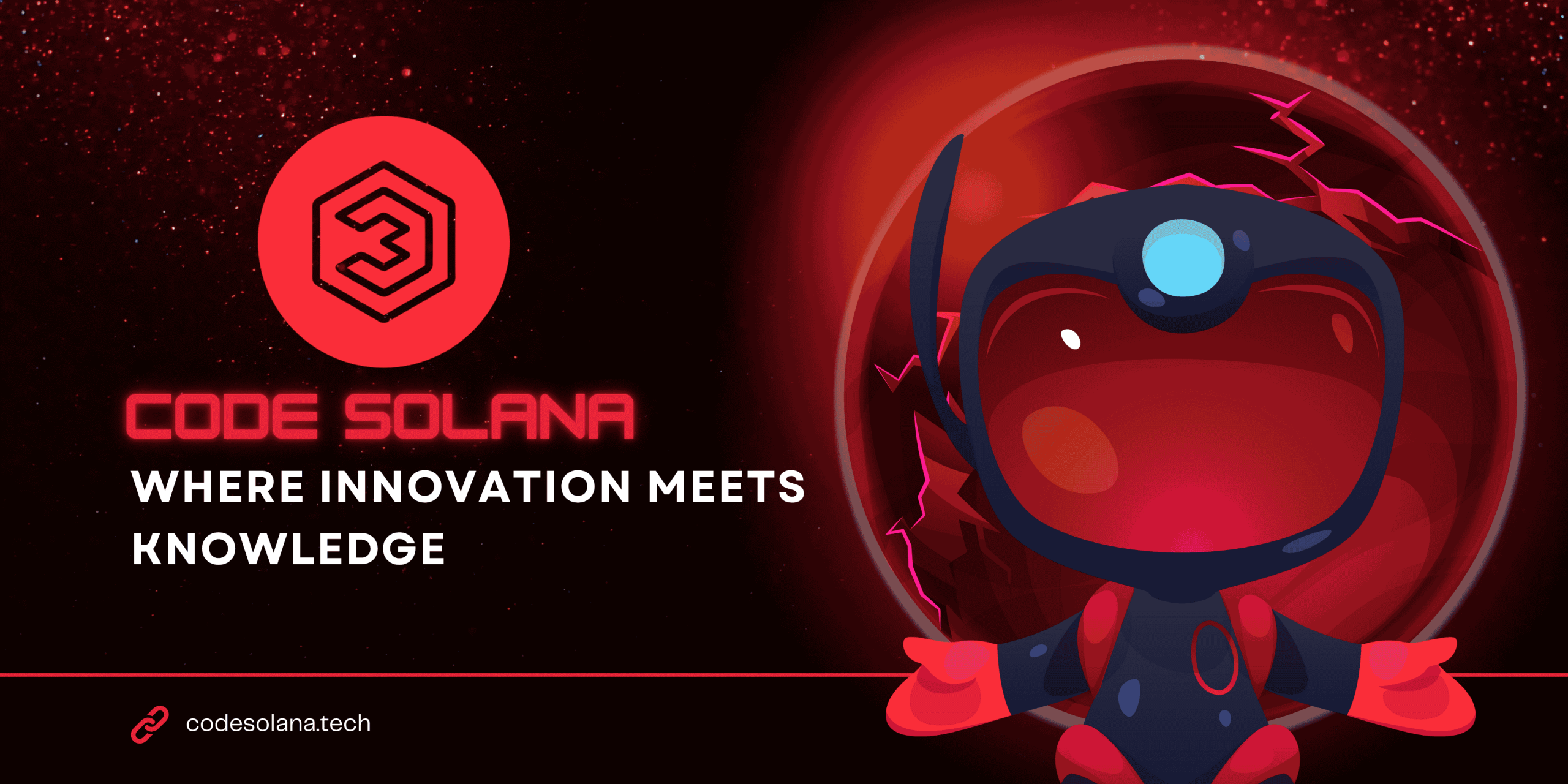 Red and Black Modern Tech Business Animated Banner